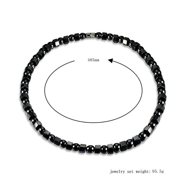 chokers men women black hematite necklace magnetic therapy care magnet stone health necklaces jewelry gift ena88, Golden;silver
chokers men women black hematite necklace magnetic therapy care magnet stone health necklaces jewelry gift ena88, Golden;silver