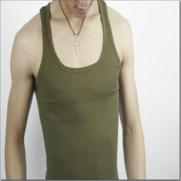 men' tank square neck cotton rib elastic bodybuilding sports vest bottomed sleeveless t-shirt, White;black
men' tank square neck cotton rib elastic bodybuilding sports vest bottomed sleeveless t-shirt, White;black