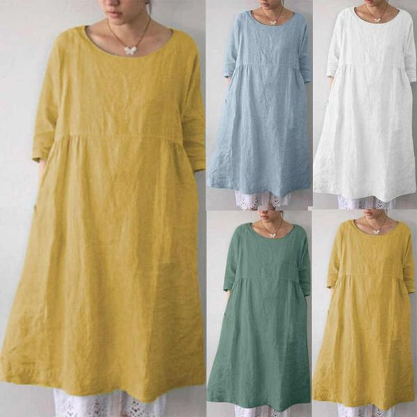 casual dresses loose oversize 3/4 women long shirt dress plain sleeve short solid size -2xl, Black;gray
casual dresses loose oversize 3/4 women long shirt dress plain sleeve short solid size -2xl, Black;gray