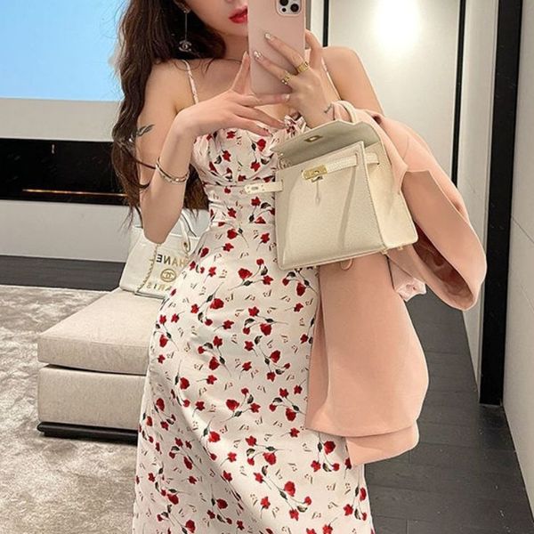 dresses elegant vingate women sleeveless floral printed beach kawaii one piece dress korean bandage sesign 2021 summer chic, Black;gray
dresses elegant vingate women sleeveless floral printed beach kawaii one piece dress korean bandage sesign 2021 summer chic, Black;gray