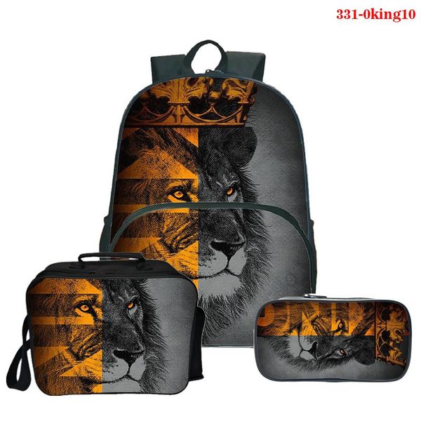 backpack the king kid boys cartoon lion 3d print school bags children girl kindergarten with pencil case lunch bag
backpack the king kid boys cartoon lion 3d print school bags children girl kindergarten with pencil case lunch bag