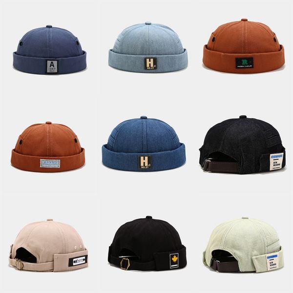 fashion new label landlord men's and women's street trend hip hop yuppie dome brimless hat, Blue;gray
fashion new label landlord men's and women's street trend hip hop yuppie dome brimless hat, Blue;gray
