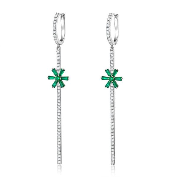 dangle & chandelier erluer 2021 charming green rhinestone 8.1cm long women copper earrings fashion femme cubic zirconia drop cuffs, Silver
dangle & chandelier erluer 2021 charming green rhinestone 8.1cm long women copper earrings fashion femme cubic zirconia drop cuffs, Silver