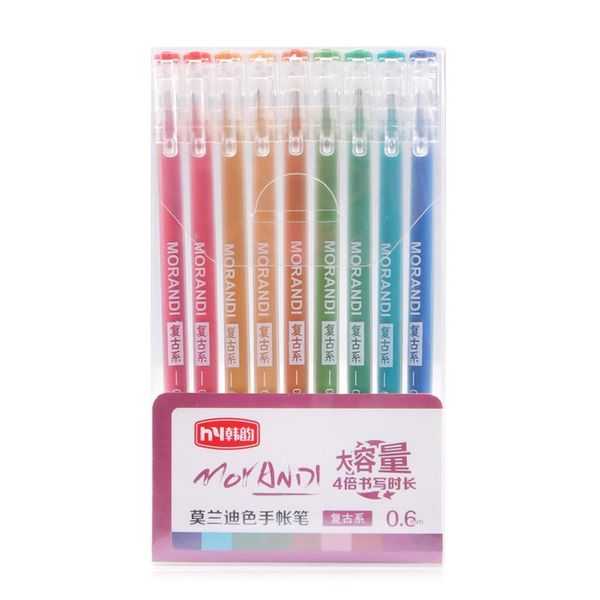 gel pens 9pcs morandi set color ink kawaii cute retro marker liner 0.5mm student school office stationery
gel pens 9pcs morandi set color ink kawaii cute retro marker liner 0.5mm student school office stationery