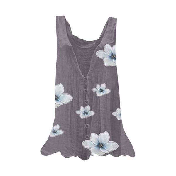 women's tanks & camis floral print loose sleeveless v-neck shirt blouse button irregular ruffle hem comfort cotton linen t7, White
women's tanks & camis floral print loose sleeveless v-neck shirt blouse button irregular ruffle hem comfort cotton linen t7, White