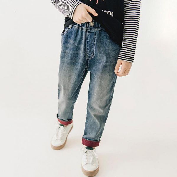 jeans fashion children loose straight for boys classic denims pants with multi pockets 3-14y kids casual trouse high quality, Blue
jeans fashion children loose straight for boys classic denims pants with multi pockets 3-14y kids casual trouse high quality, Blue
