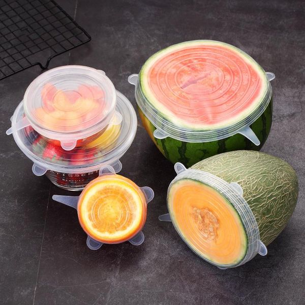 kitchen storage & organization 6pcs/set reusable silicone lids bowl covers wraps universal refrigerator microwave oven sealed cling cov
kitchen storage & organization 6pcs/set reusable silicone lids bowl covers wraps universal refrigerator microwave oven sealed cling cov