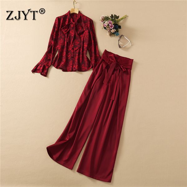 short elegant designers women's clothes two pieces spring lady from the floral office print blouse and high waist suit sets, White;black
short elegant designers women's clothes two pieces spring lady from the floral office print blouse and high waist suit sets, White;black