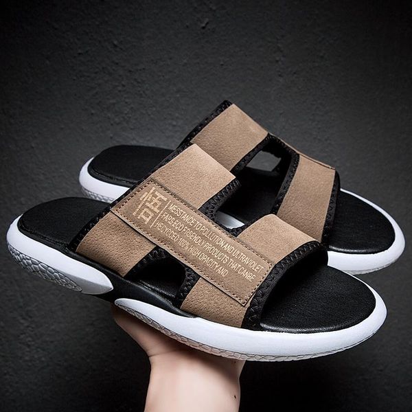 sandals a word drag male tide 2021 summer wear and slippers youth trend korean version of the personality soft bottom breath, Black
sandals a word drag male tide 2021 summer wear and slippers youth trend korean version of the personality soft bottom breath, Black