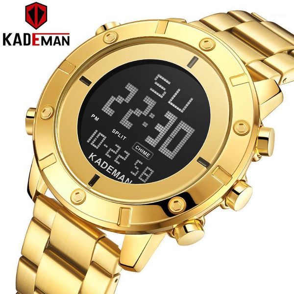 men watch waterproof full steel sports digital watches luxury fashion chronograph wristwatch male reloj hombre wristwatches, Slivery;brown
men watch waterproof full steel sports digital watches luxury fashion chronograph wristwatch male reloj hombre wristwatches, Slivery;brown