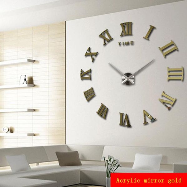 wall clocks promotion home decor large roman mirror fashion modern quartz living room diy clock watch
wall clocks promotion home decor large roman mirror fashion modern quartz living room diy clock watch