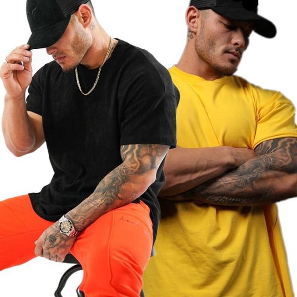 running jerseys 2021 men gym t shirt fitness bodybuilding large size cotton short sleeve workout male sports shirts, Black;blue
running jerseys 2021 men gym t shirt fitness bodybuilding large size cotton short sleeve workout male sports shirts, Black;blue