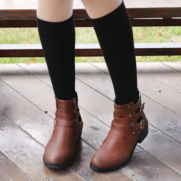 dress shoes winter ankle boots womens with plush round toe mid heel keep warm fashion buckle for women zip plus size 42 43 9mx4, Black
dress shoes winter ankle boots womens with plush round toe mid heel keep warm fashion buckle for women zip plus size 42 43 9mx4, Black