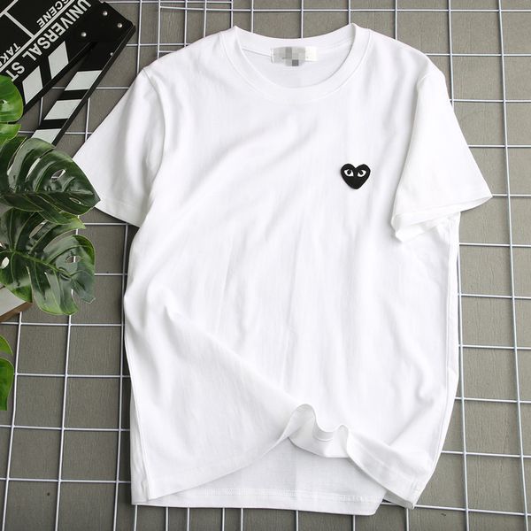 chao brand white love t-shirt chuanjiu play couple's parent-child dress baoling embroidery little red heart short sleeve, White;black
chao brand white love t-shirt chuanjiu play couple's parent-child dress baoling embroidery little red heart short sleeve, White;black