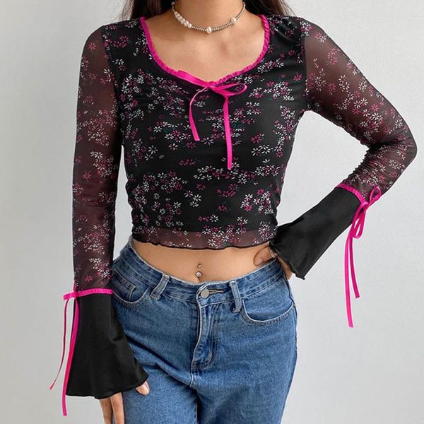 high street t-shirt fashion casual hipster designer creative navel floral round neck flared sleeves 2021 spring summer women's, White
high street t-shirt fashion casual hipster designer creative navel floral round neck flared sleeves 2021 spring summer women's, White