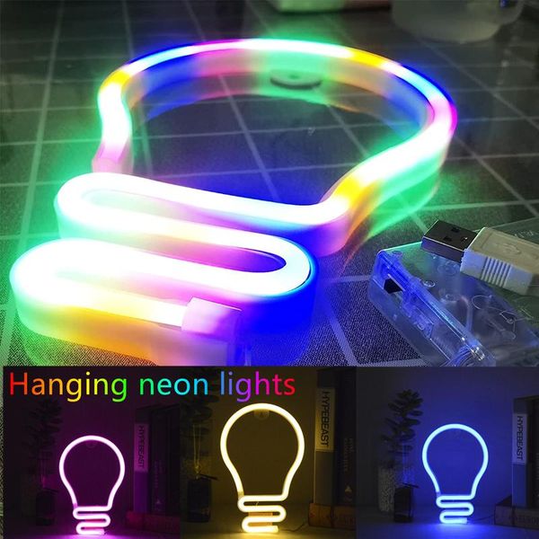 night lights led bulb modeling hanging sign neon lamp for home party usb/battery powered colorful decoration wall art gift
night lights led bulb modeling hanging sign neon lamp for home party usb/battery powered colorful decoration wall art gift
