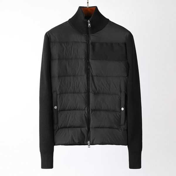 france mens et letter knitted down panel casual coats bomber ets digners men s clothing, Black;brown
france mens et letter knitted down panel casual coats bomber ets digners men s clothing, Black;brown