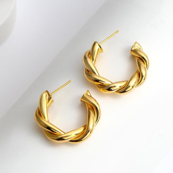 hoop & huggie lifefontier vintage twist metal circle geometric round earrings for women real gold plated copper alloy jewelry, Golden;silver
hoop & huggie lifefontier vintage twist metal circle geometric round earrings for women real gold plated copper alloy jewelry, Golden;silver