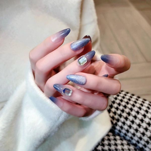 false nails fake sea blue long flashing big diamonds nail stickers finished 24 pcs with glue cin6 899, Red;gold
false nails fake sea blue long flashing big diamonds nail stickers finished 24 pcs with glue cin6 899, Red;gold