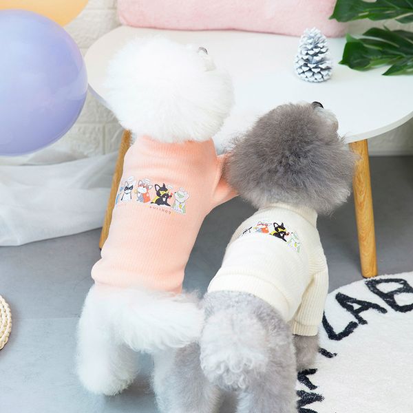 pet clothing autumn and winter two legged solid color sweater dog thickened warm dog printed
pet clothing autumn and winter two legged solid color sweater dog thickened warm dog printed