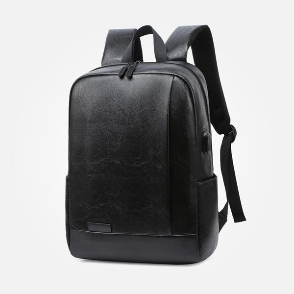 casual men's backpack bags usb charging port men black pu leather for work fashion 2021 male trend travel bag
casual men's backpack bags usb charging port men black pu leather for work fashion 2021 male trend travel bag