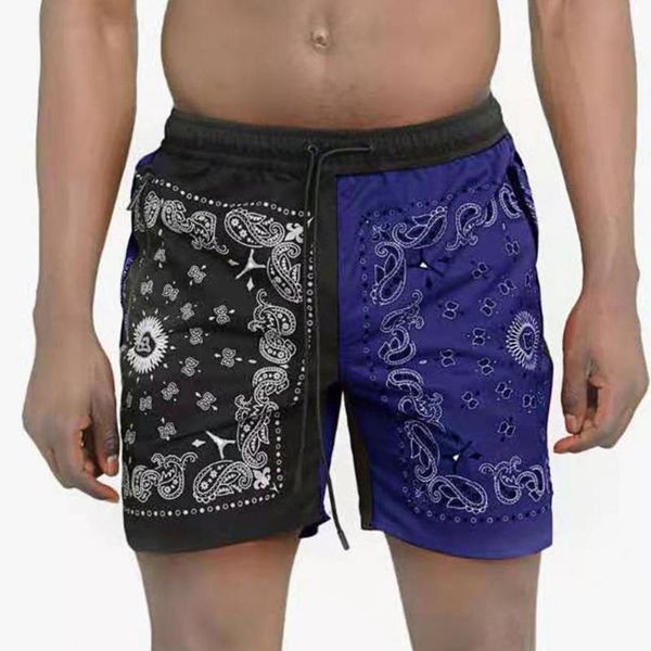 men's shorts 2021 summer men casual panelled design breathable hawaiian plus size sports beachwear, White;black
men's shorts 2021 summer men casual panelled design breathable hawaiian plus size sports beachwear, White;black