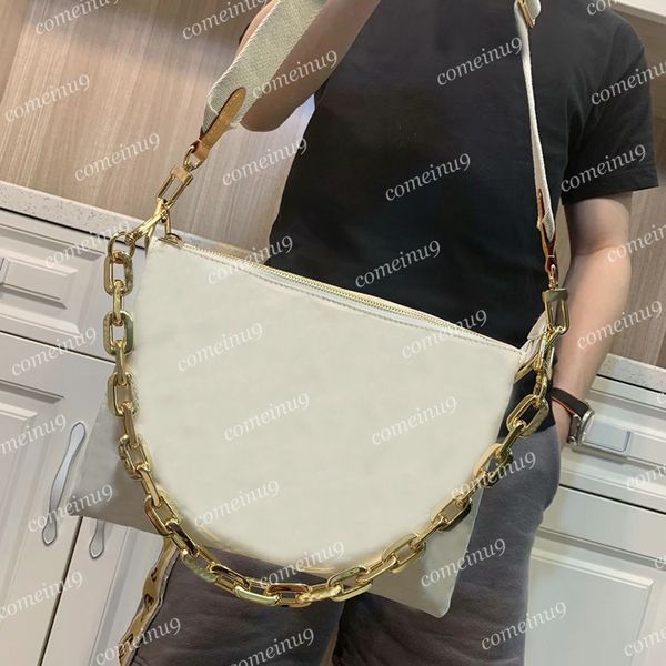 wholesale spring 2021 embossed leather chain crossbody bag coussin shoulder bags 57790 three fold design w adjustable strap messange purse