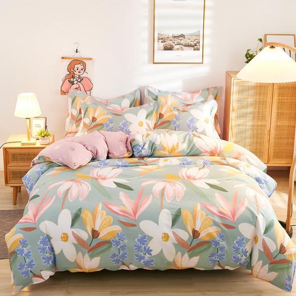 bedding sets selling 100% twill cotton fashion colorful floral duvet cover household gifts bed sheets and pillowcases
bedding sets selling 100% twill cotton fashion colorful floral duvet cover household gifts bed sheets and pillowcases