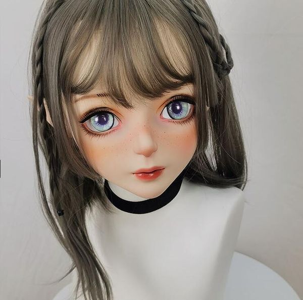 party masks (dollkii-s8) quality handmade female girl resin half head cosplay japanese role play bjd kigurumi mask crossdresser doll
party masks (dollkii-s8) quality handmade female girl resin half head cosplay japanese role play bjd kigurumi mask crossdresser doll