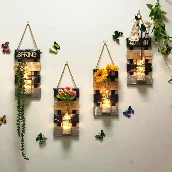vases creative hanging glass + wooden base flower pot home wall decoration ornaments green plants container
vases creative hanging glass + wooden base flower pot home wall decoration ornaments green plants container