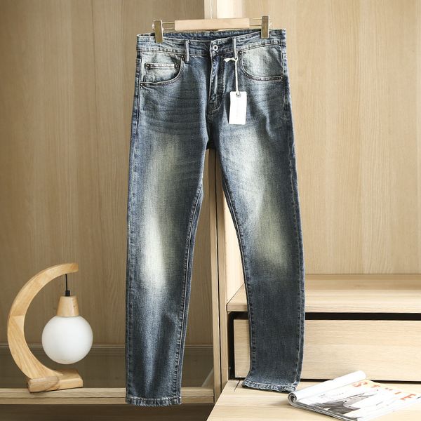 amekaji company single autumn men's american washed casual elastic jeans, Blue
amekaji company single autumn men's american washed casual elastic jeans, Blue