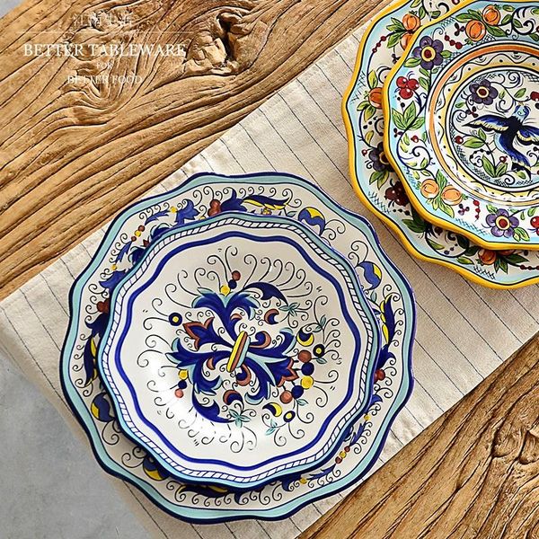 dishes & plates ethnic customs series ceramic tableware bohemia home christmas european style western large
dishes & plates ethnic customs series ceramic tableware bohemia home christmas european style western large