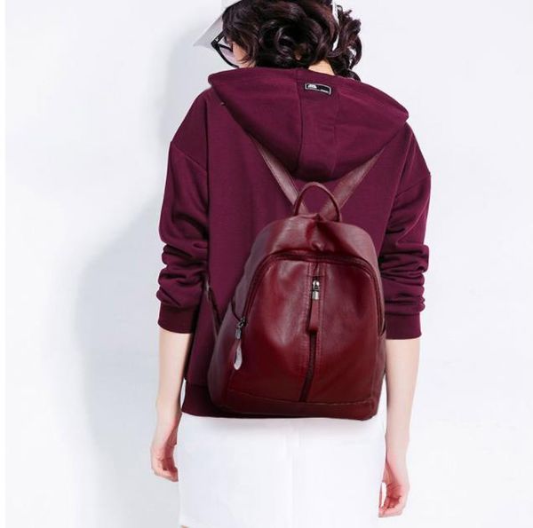 backpack pu leather purse for ladies handle bag shoulder casual rucksack with removable detachable straps
backpack pu leather purse for ladies handle bag shoulder casual rucksack with removable detachable straps