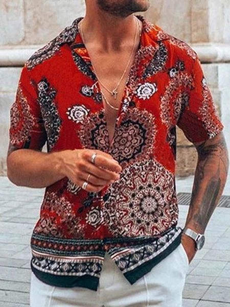 men's casual shirts fashion dot mens hawaiian beach 2021 summer short sleeve floral print tropical aloha holiday vacation clothing, White;black
men's casual shirts fashion dot mens hawaiian beach 2021 summer short sleeve floral print tropical aloha holiday vacation clothing, White;black