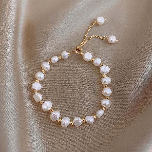 xianlan638 irregular natural pearl bracelet female ins niche design personality bracelet string of senior feeling hand act the rol, Silver
xianlan638 irregular natural pearl bracelet female ins niche design personality bracelet string of senior feeling hand act the rol, Silver