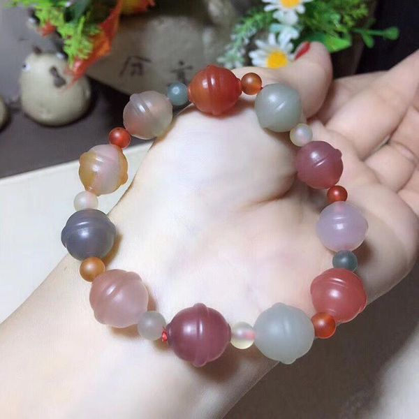 beaded, strands fine color natural crystal bracelets carved bell beads lucky for women men wrist fashion jewelry, Black
beaded, strands fine color natural crystal bracelets carved bell beads lucky for women men wrist fashion jewelry, Black