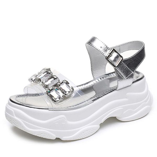 dress shoes jewelry wedge heel transparent rhinestones women sandals summer 2021 female diamond buckle crystal sandal plus size, Black
dress shoes jewelry wedge heel transparent rhinestones women sandals summer 2021 female diamond buckle crystal sandal plus size, Black