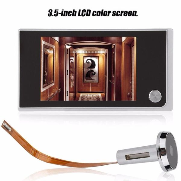 doorbells 3.5 inch doorbell digital lcd 120 degree peephole viewer po visual monitoring electronic cat eye camera
doorbells 3.5 inch doorbell digital lcd 120 degree peephole viewer po visual monitoring electronic cat eye camera