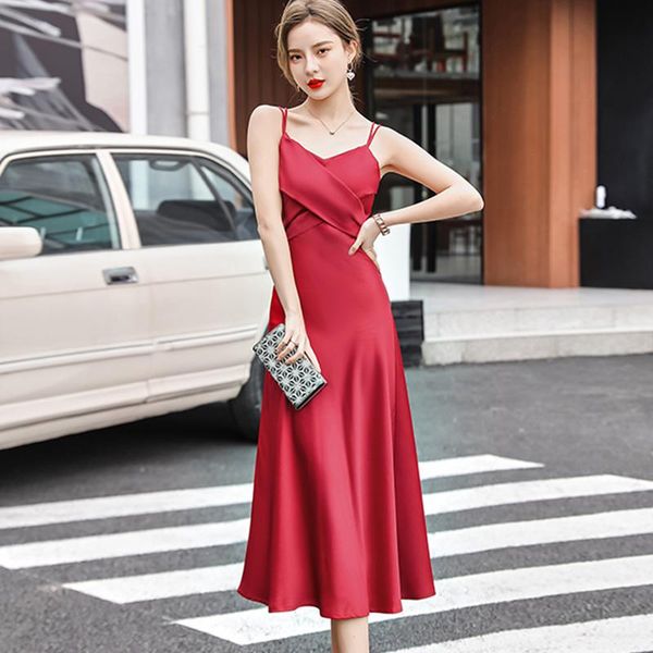 casual dresses summer spaghetti strap backless satin maxi dress a-line v-neck party sleeveless slim high waist ladies vestidos, Black;gray
casual dresses summer spaghetti strap backless satin maxi dress a-line v-neck party sleeveless slim high waist ladies vestidos, Black;gray