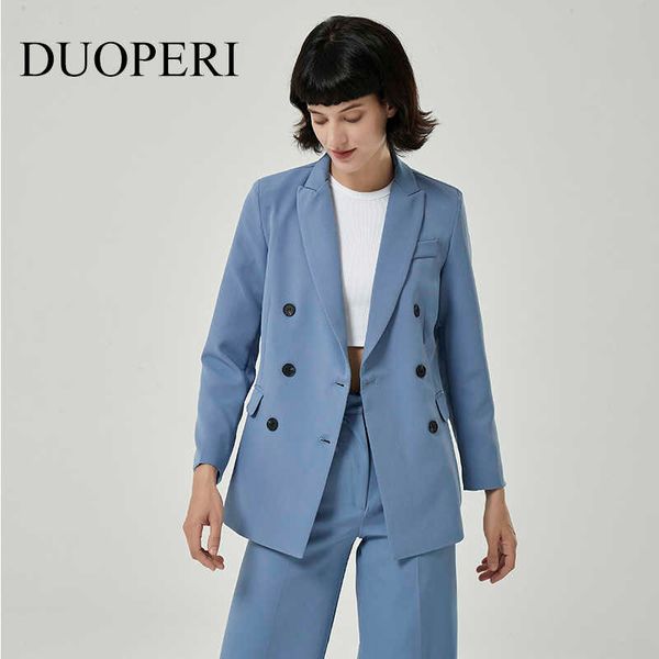 women 2 piece set double breasted blazer and trousers elegant high fashion chic lady woman blazer set outfits 210930, White
women 2 piece set double breasted blazer and trousers elegant high fashion chic lady woman blazer set outfits 210930, White