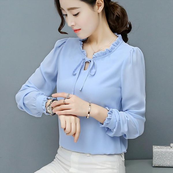 spring chiffon plus size womens shirts fashion pink white stand neck puff long sleeve loose blouses
spring chiffon plus size womens shirts fashion pink white stand neck puff long sleeve loose blouses