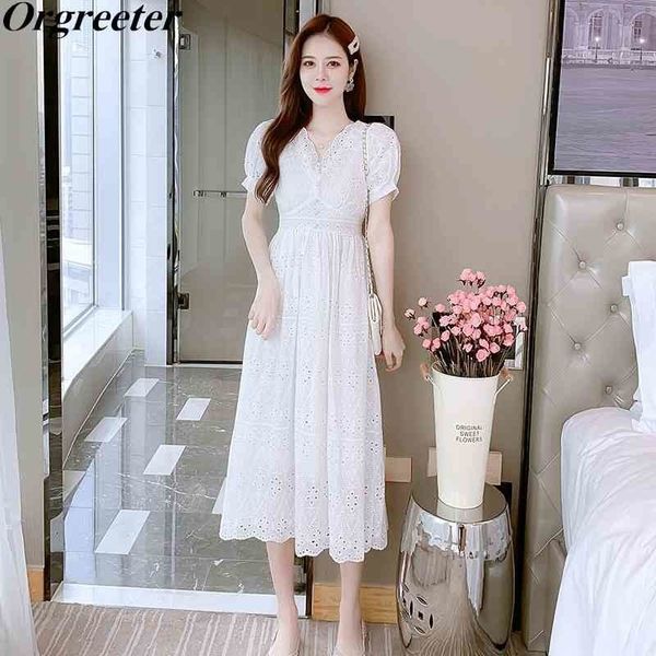 summer white cotton dress fro women v-neck wave edge hoolow out embroidery short puff sleeve slim pleated vestidos 210525, Black;gray
summer white cotton dress fro women v-neck wave edge hoolow out embroidery short puff sleeve slim pleated vestidos 210525, Black;gray