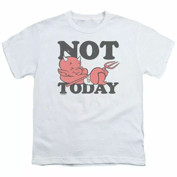 Hot Stuff Not Today Kids Youth T Shirt Licensed Classic Cartoon Tee White, White;black
Hot Stuff Not Today Kids Youth T Shirt Licensed Classic Cartoon Tee White, White;black