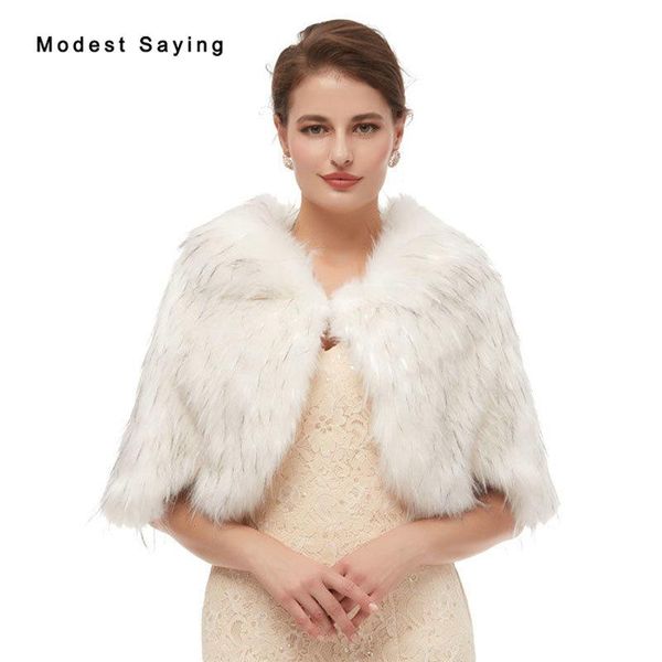 wraps & jackets ivory and grey faux fur wedding shawls 2021 women winter party prom lapel collar stoles evening warm shrugs accessories, White
wraps & jackets ivory and grey faux fur wedding shawls 2021 women winter party prom lapel collar stoles evening warm shrugs accessories, White