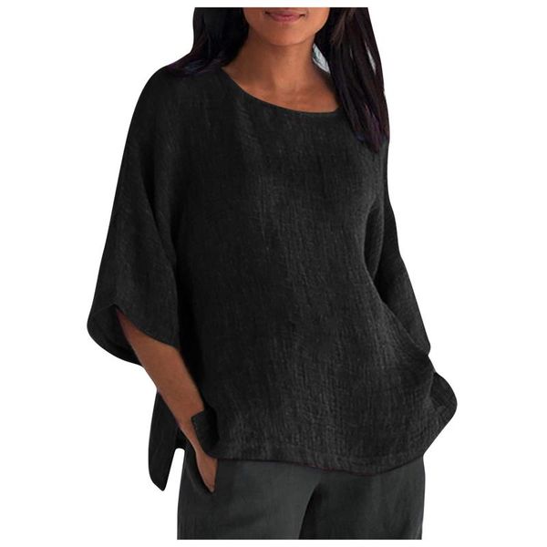 women's blouses & shirts woman clothing autumn office lady big size tunic 2021 casual 3/4 sleeve solid color blouse feminina #t1g, White
women's blouses & shirts woman clothing autumn office lady big size tunic 2021 casual 3/4 sleeve solid color blouse feminina #t1g, White
