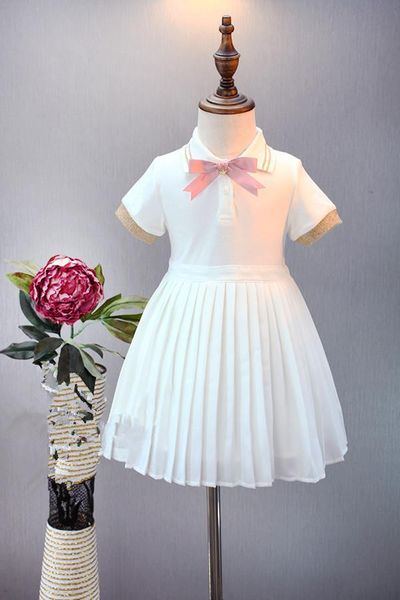 girl's dresses summer for baby girls bow pure white a-line dress fashion college style clothing 3-7 years children's princess, Red;yellow
girl's dresses summer for baby girls bow pure white a-line dress fashion college style clothing 3-7 years children's princess, Red;yellow