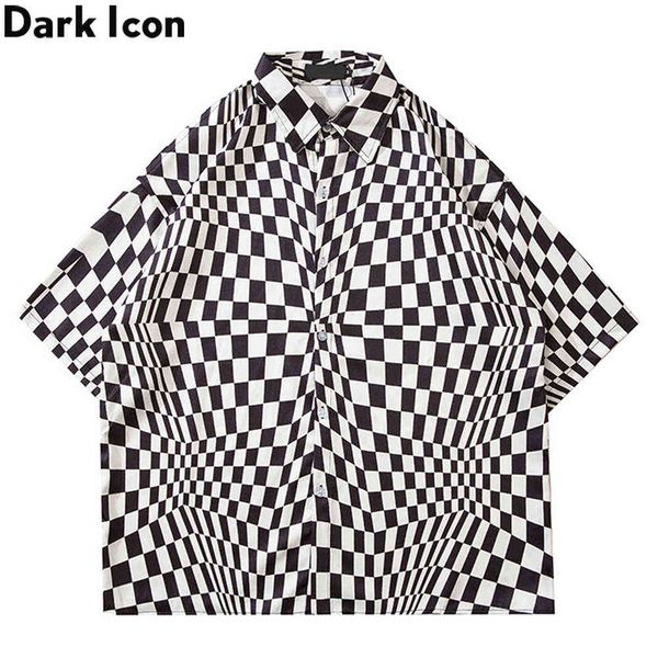 checkered oversize men's shirt summer geometric loose shirts for man male blouse 210603, White;black
checkered oversize men's shirt summer geometric loose shirts for man male blouse 210603, White;black