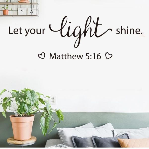 wallpapers let your light shine matthew 5:16 religious quotes wall decal art lettering stickers christian home decor
wallpapers let your light shine matthew 5:16 religious quotes wall decal art lettering stickers christian home decor