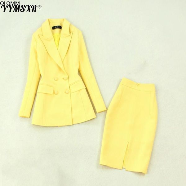 women's two piece pants suits 2021 autumn large size yellow long section suit jacket slim bag hip high waist half skirt two-piece, White
women's two piece pants suits 2021 autumn large size yellow long section suit jacket slim bag hip high waist half skirt two-piece, White