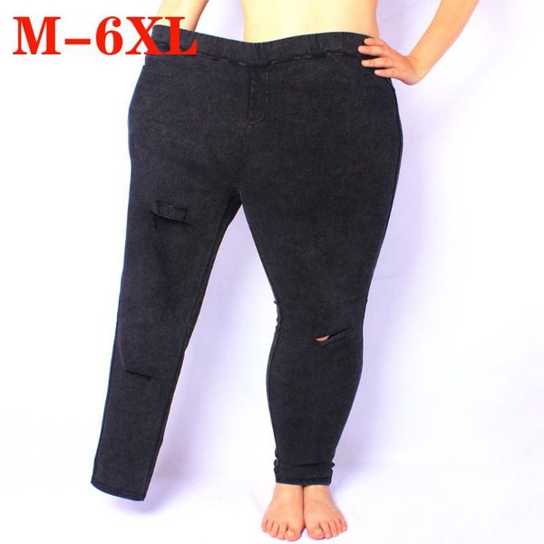 women's leggings fitness push up denim leggins mujer plus size 5xl 6xl hole ripped jeans women jeggings skinny pants pencil trousers, Black
women's leggings fitness push up denim leggins mujer plus size 5xl 6xl hole ripped jeans women jeggings skinny pants pencil trousers, Black